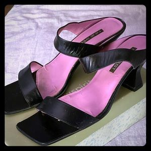 Leather; Nine West sandals